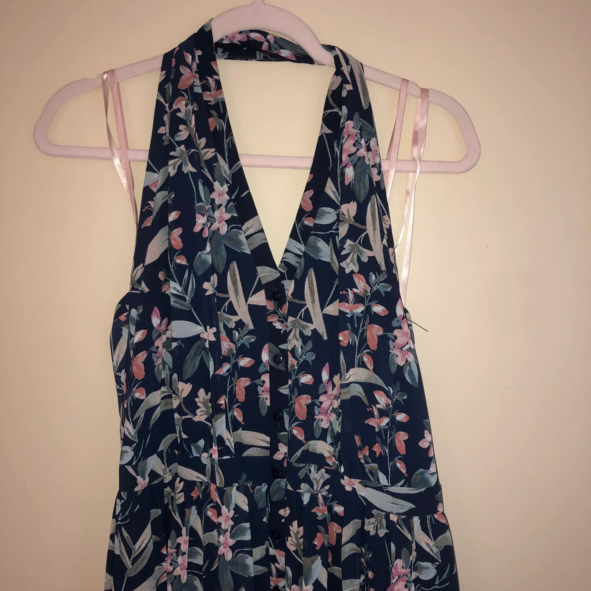 Siena Floral Halter Maxi Dress - Image 5