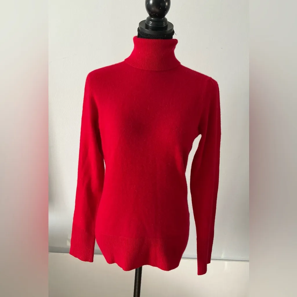 Pretty CASHMERE sweater🌹🌹 Red Size M - Image 2