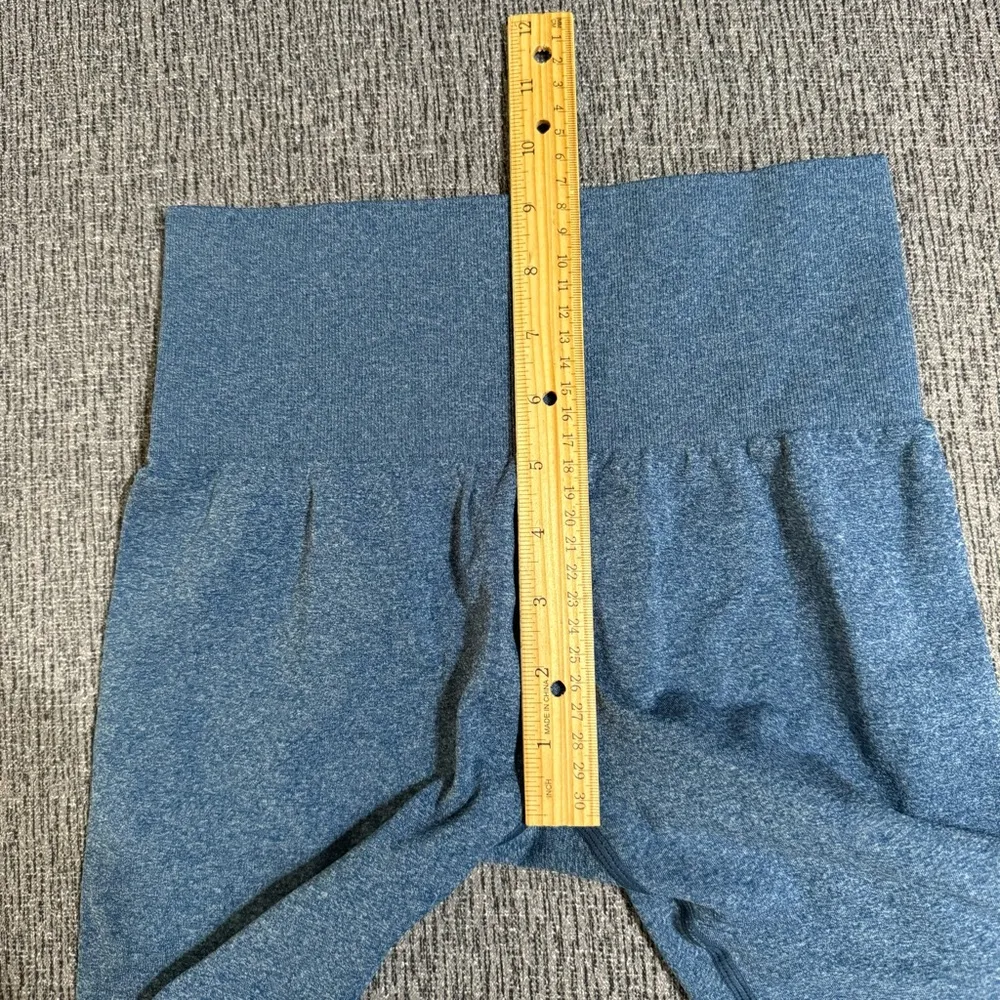 PChee Bum Scrunch Butt Shorts Blue - Image 7