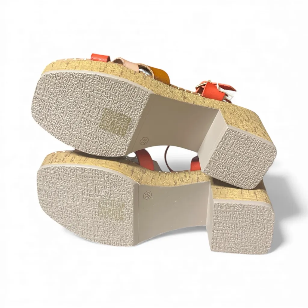 Patrizia By Spring Step Sandrine Cork Block Strappy Sandals - Image 6