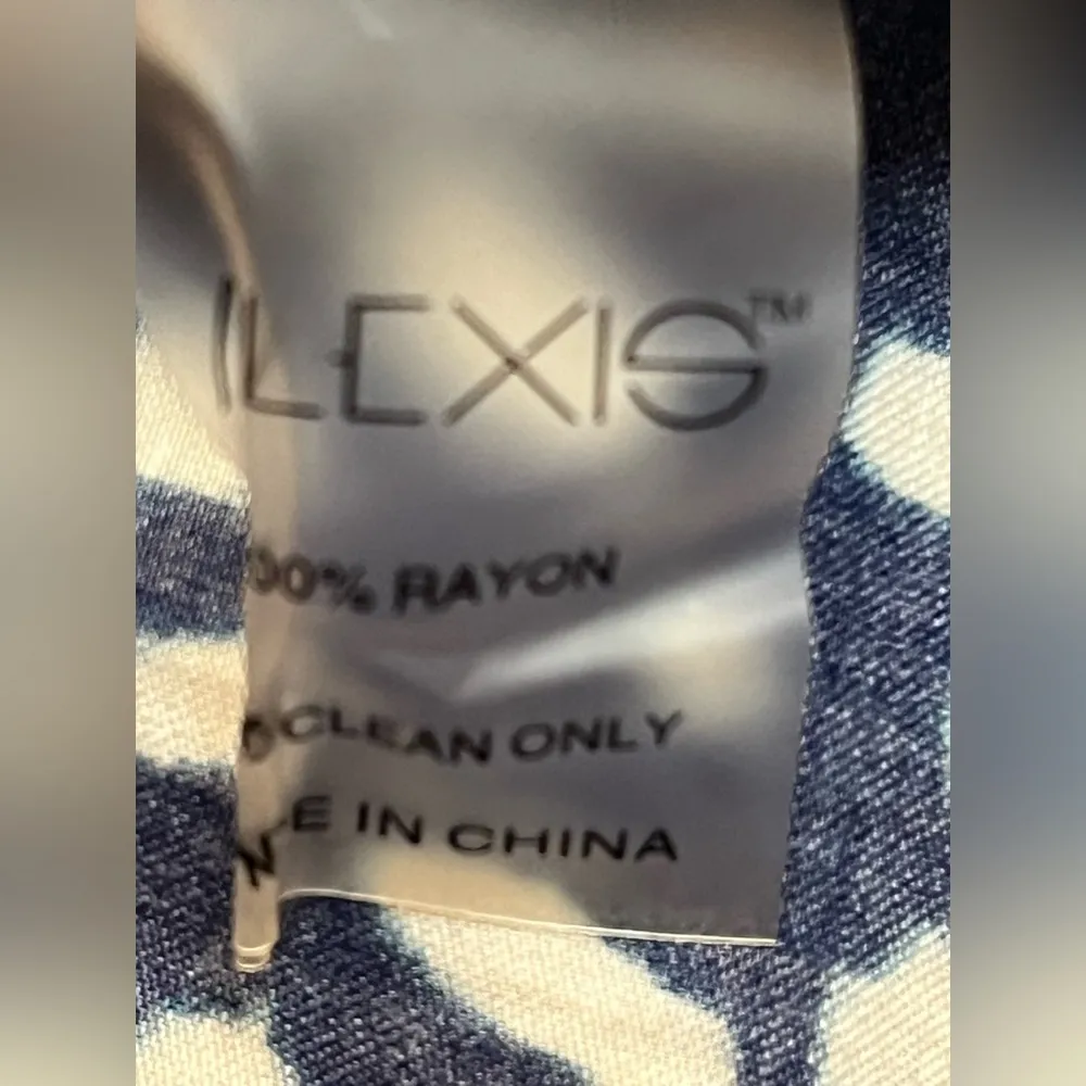 Alexis Kasadee maxi dress in blue leopard - Image 10