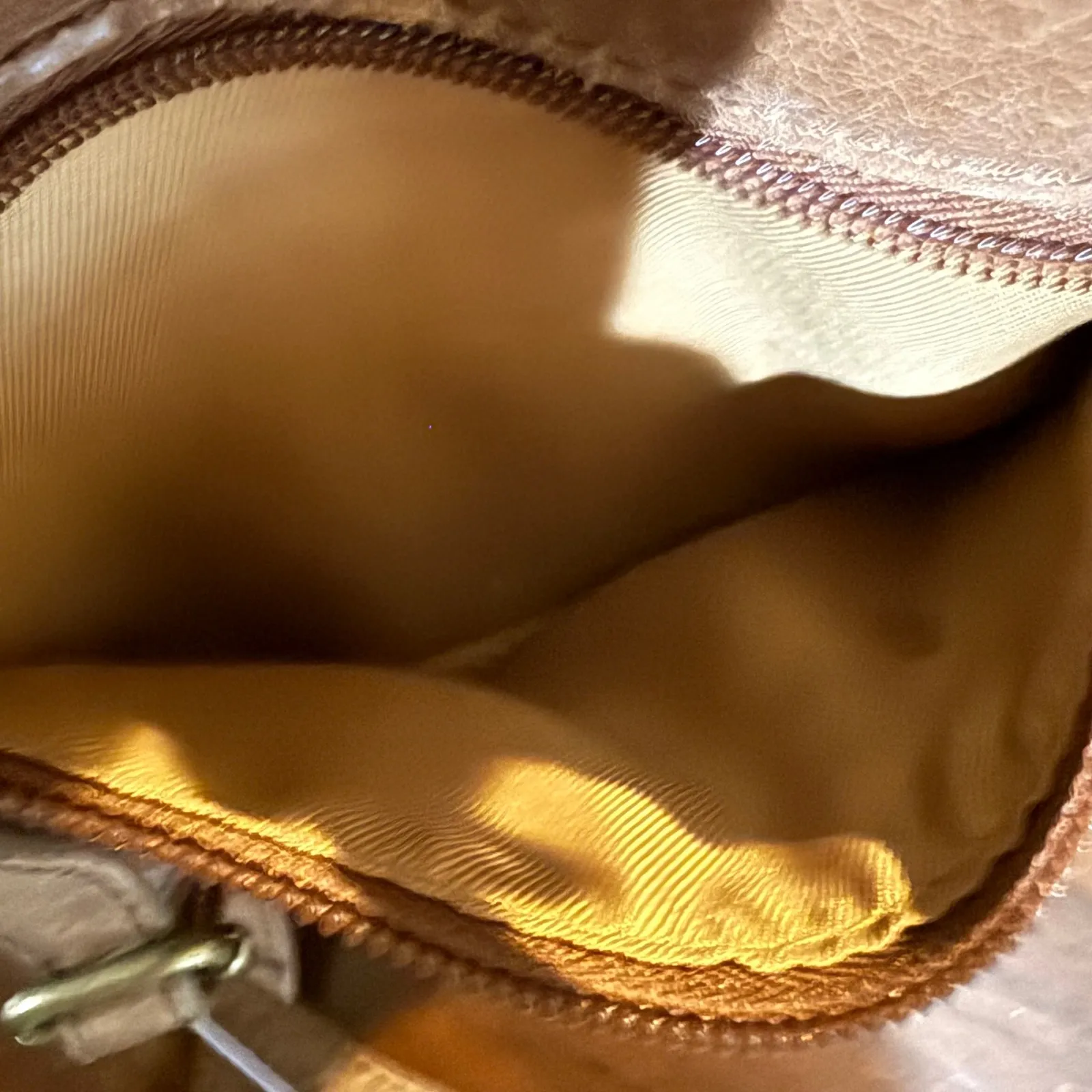 The Sak LOYOLA LEATHER MINI BACKPACK Bag Brown Leather Adjustable Strap Boho - Image 6