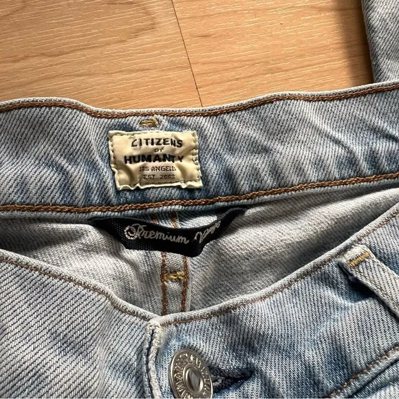 CITIZENS OF HUMANITY Demy Cropped Flare Jeans‎ Light Wash Size 29 - Image 3