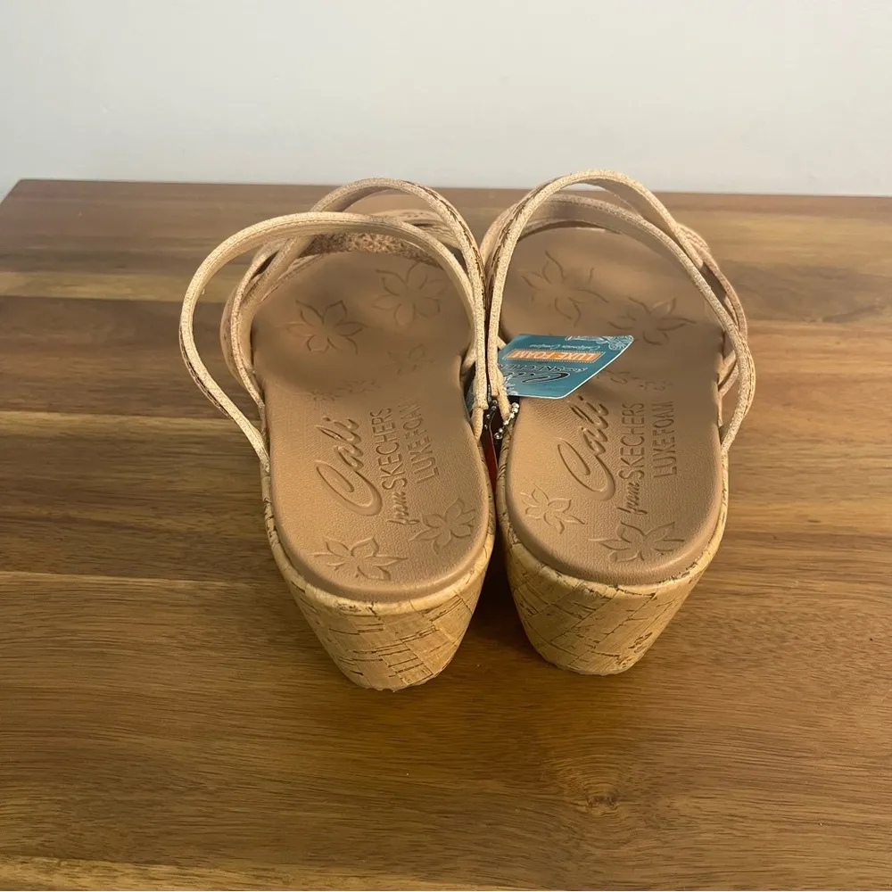 Sketchers BEVERLEE - TIGER POSSE wedge sandal wide size 10 new - Image 6