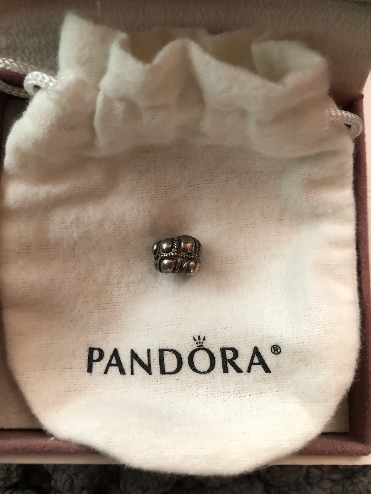 Paisley Detail Silver Bead Charm Bracelet - Image 2