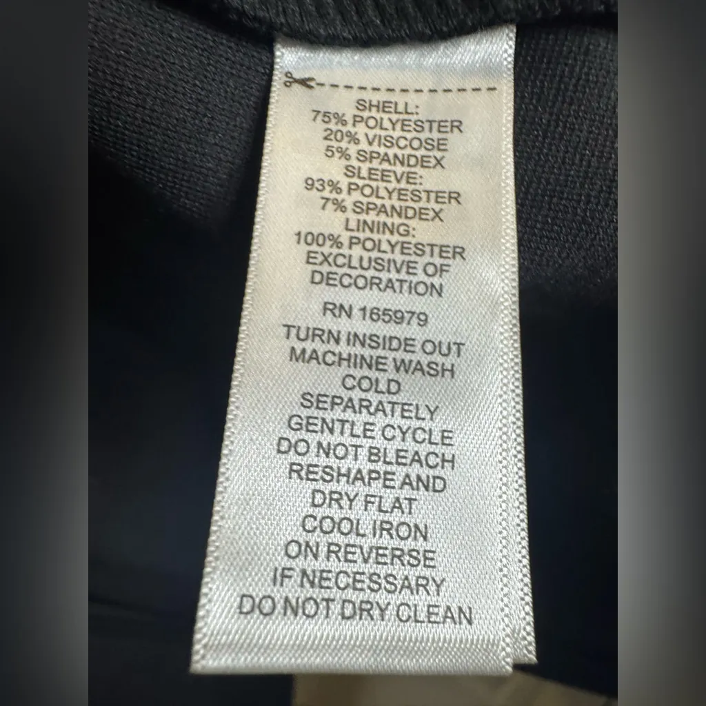 Cable & Gauge Black Blazer with Ombré Sequin Sleeves | Size L/G | Elegant/casual - Image 9