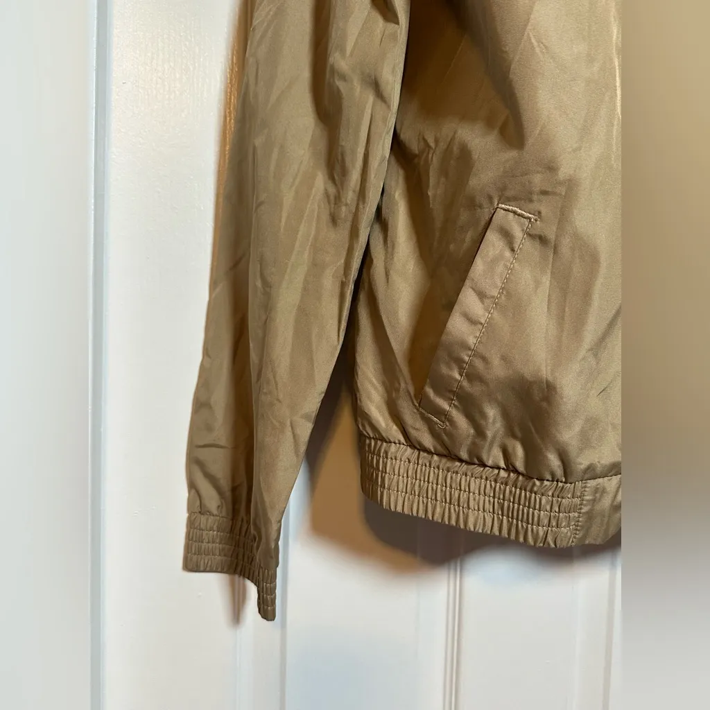 Tan Rose Empyre Streetwear Clothing Windbreaker Full Zip Luxury Jacket Medium - Image 6