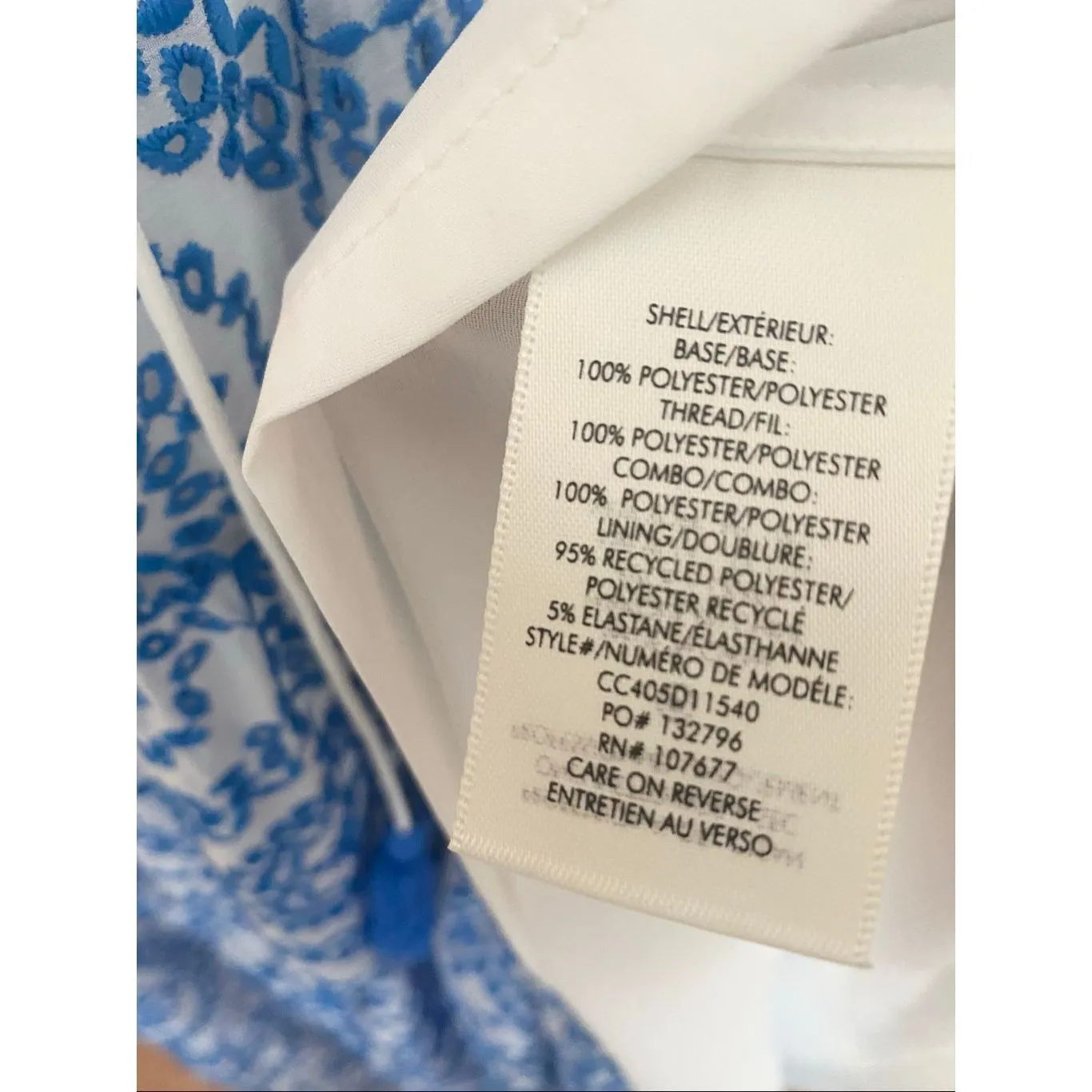 ALICE + OLIVIA Marna Embroidered Tiered Tie-Strap Midi Dress Sz S - Image 7