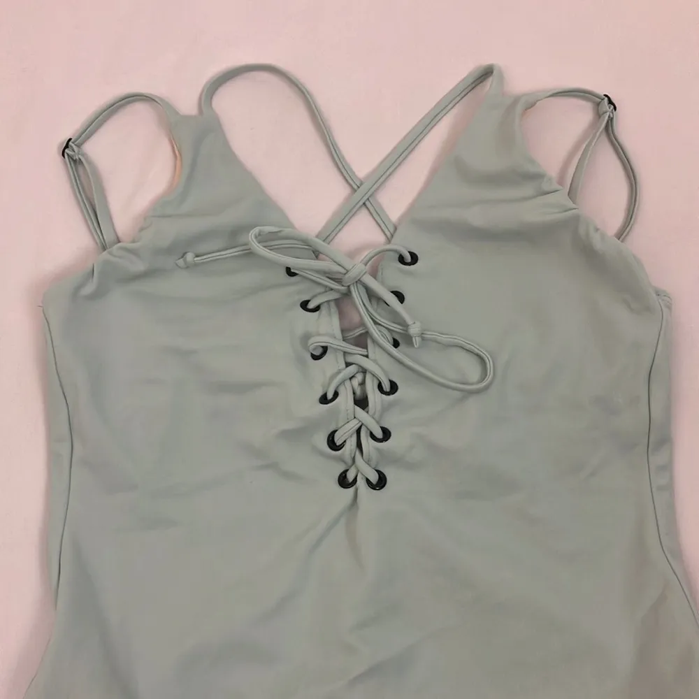 L.A. Hearts Mint Green One Piece Swimsuit woman’s size small - Image 3