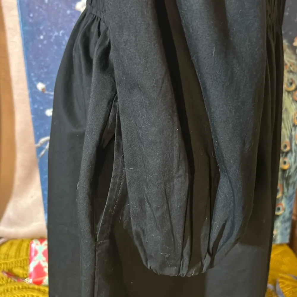 Size M Pocketed Black Dress - Image 12