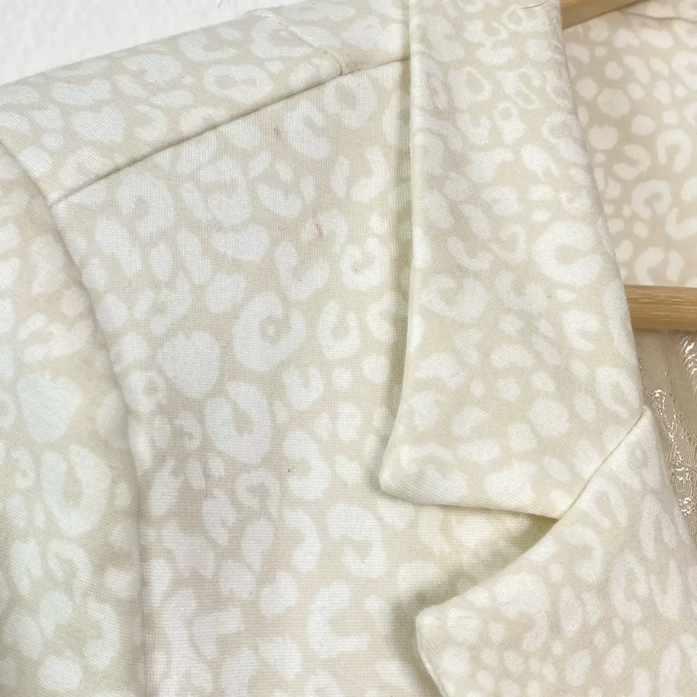 Soft Surroundings Leontine Ponte Knit Animal Print Pant Suit Set - Image 7