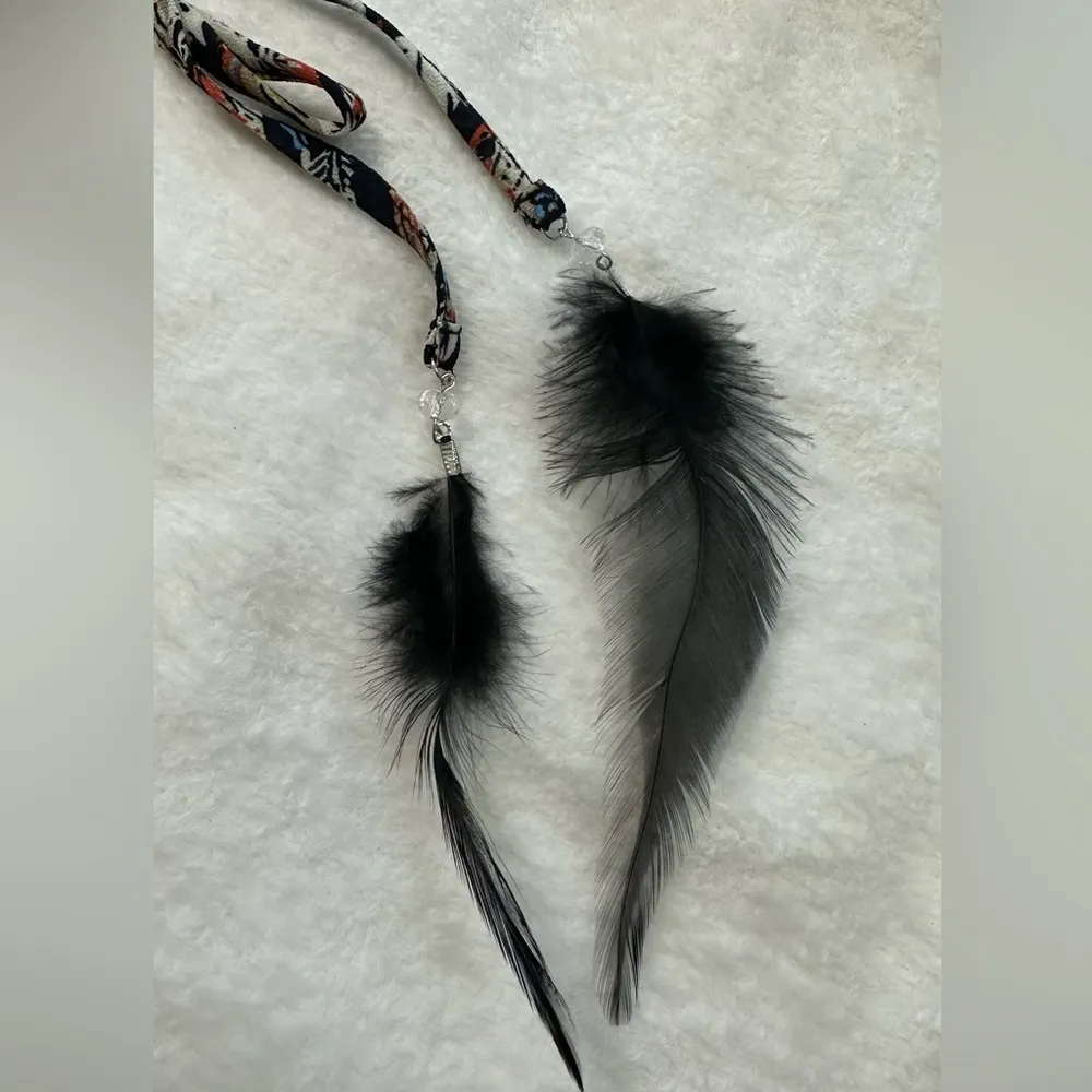 NWT Scully Feather Print Dress Patterned Garment Red Size M - Image 14