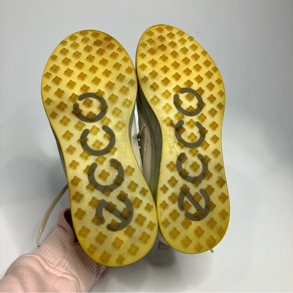 Ecco golf‎ sneakers tan leather size 38 - Image 6