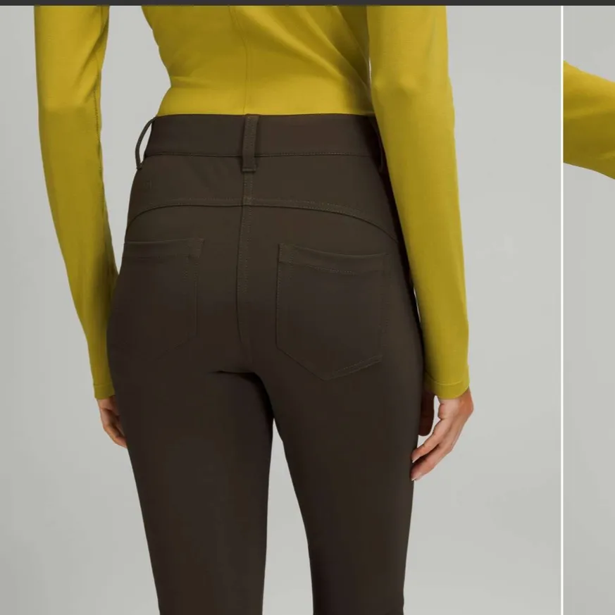 Lululemon City Sleek 5 Pocket 7/8 Pant
Dark Olive / Dark Olive - Image 5