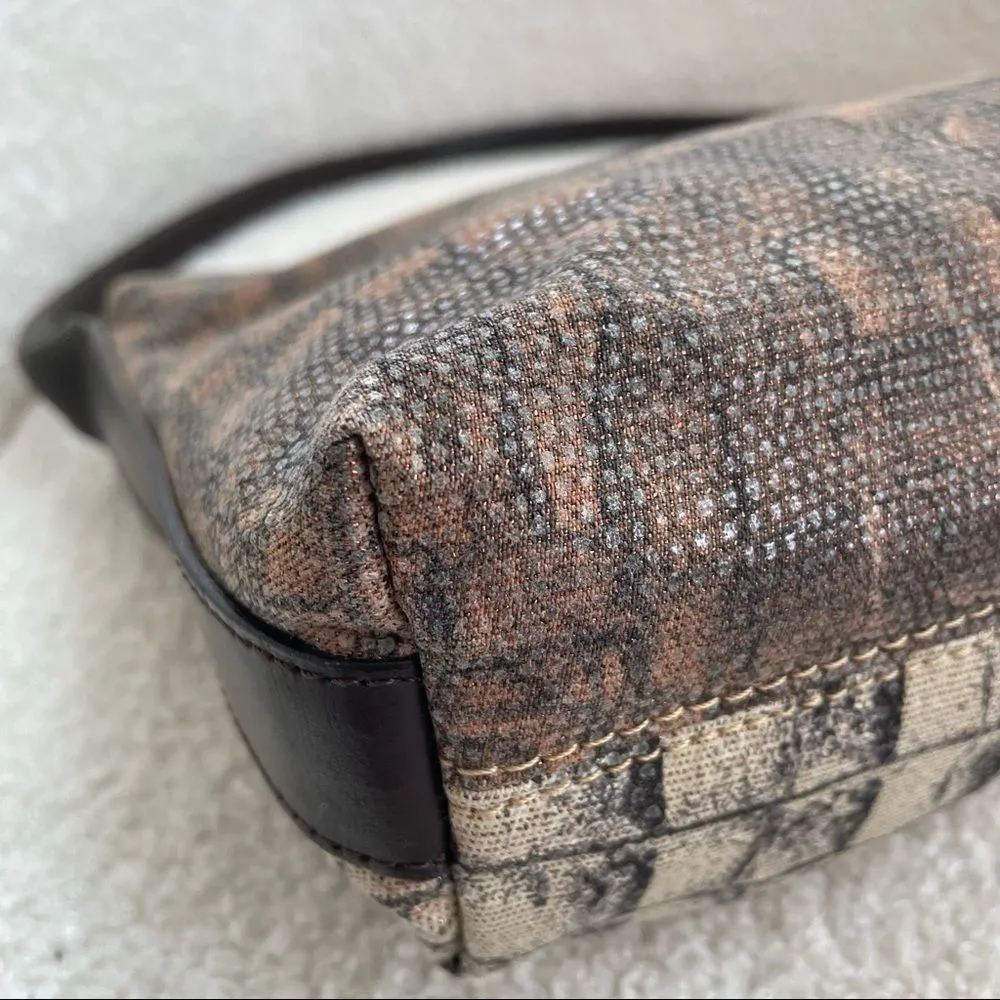 Roberto Cavalli Freedom Animal Print Baguette Purse Bag - Image 4