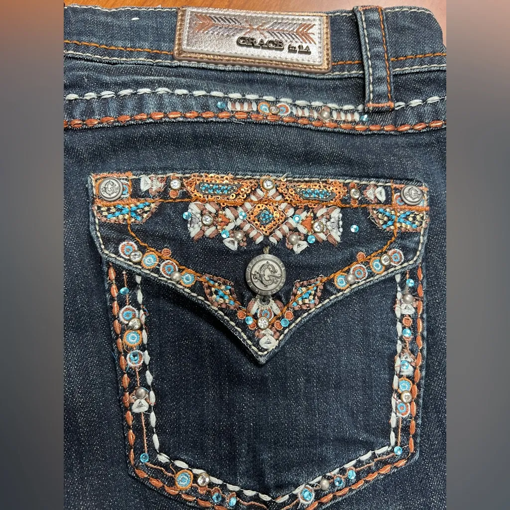 GRACE IN LA  Bootcut Jeans - Image 4