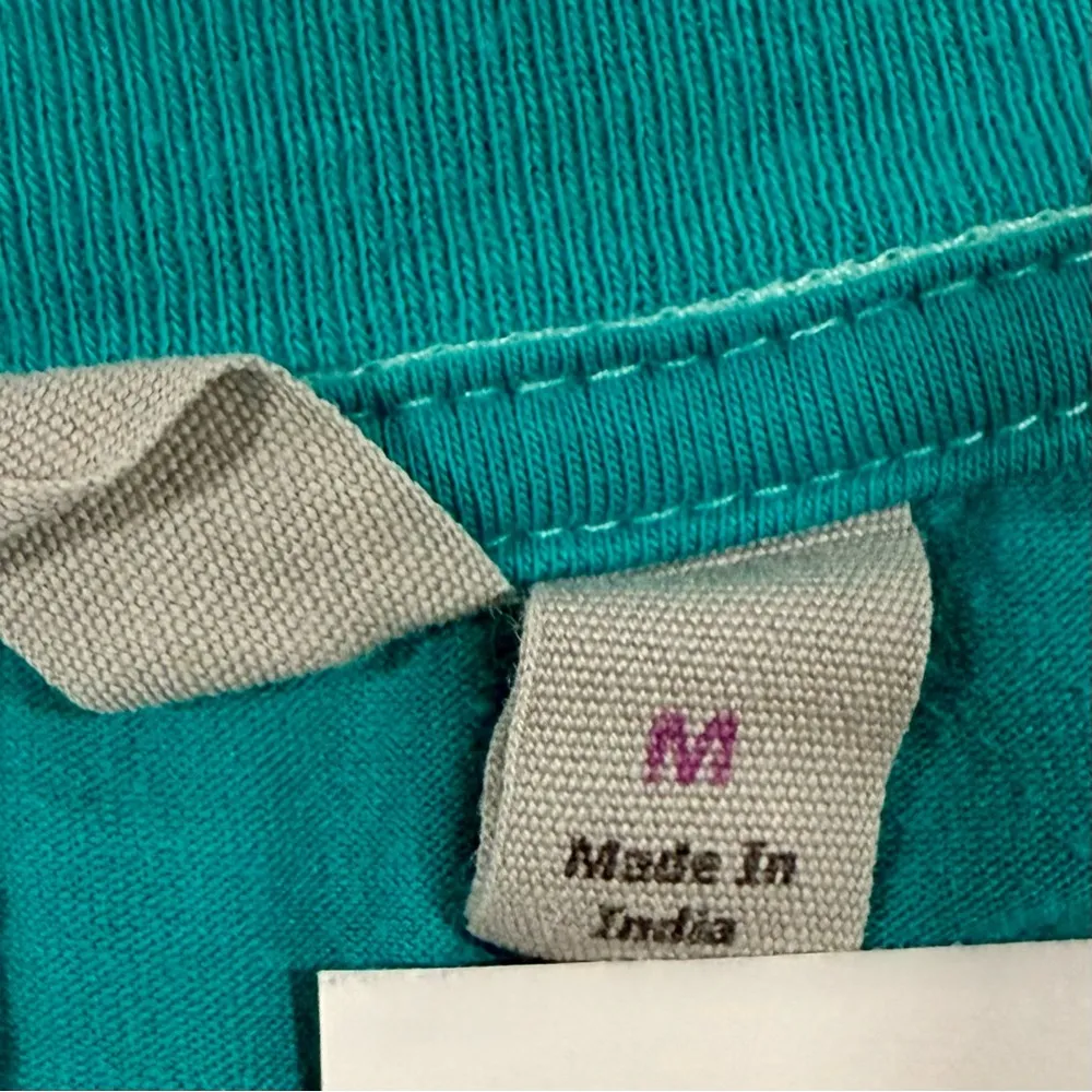 ATHLETA WOMENS TWIST FRONT SHORT SLEEVE TUNIC TEE SIZE M - Image 4