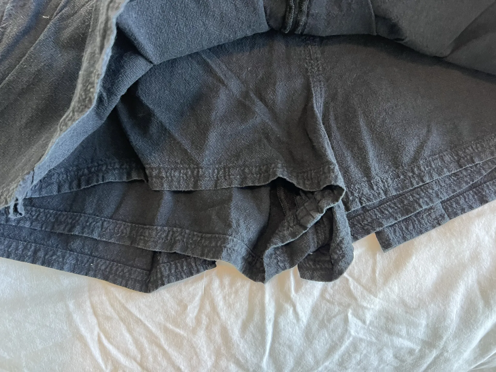 Low Waisted Stylish Black Pleated Skort  - Image 2