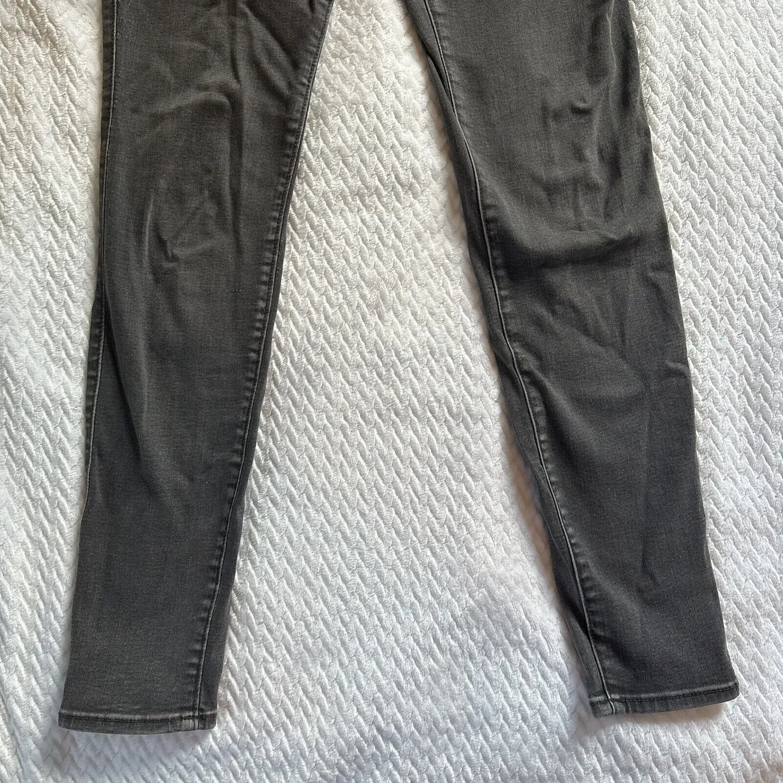 Abercrombie and Fitch Button Fly Super Skinny High Rise Jeans Size 8 - Image 2