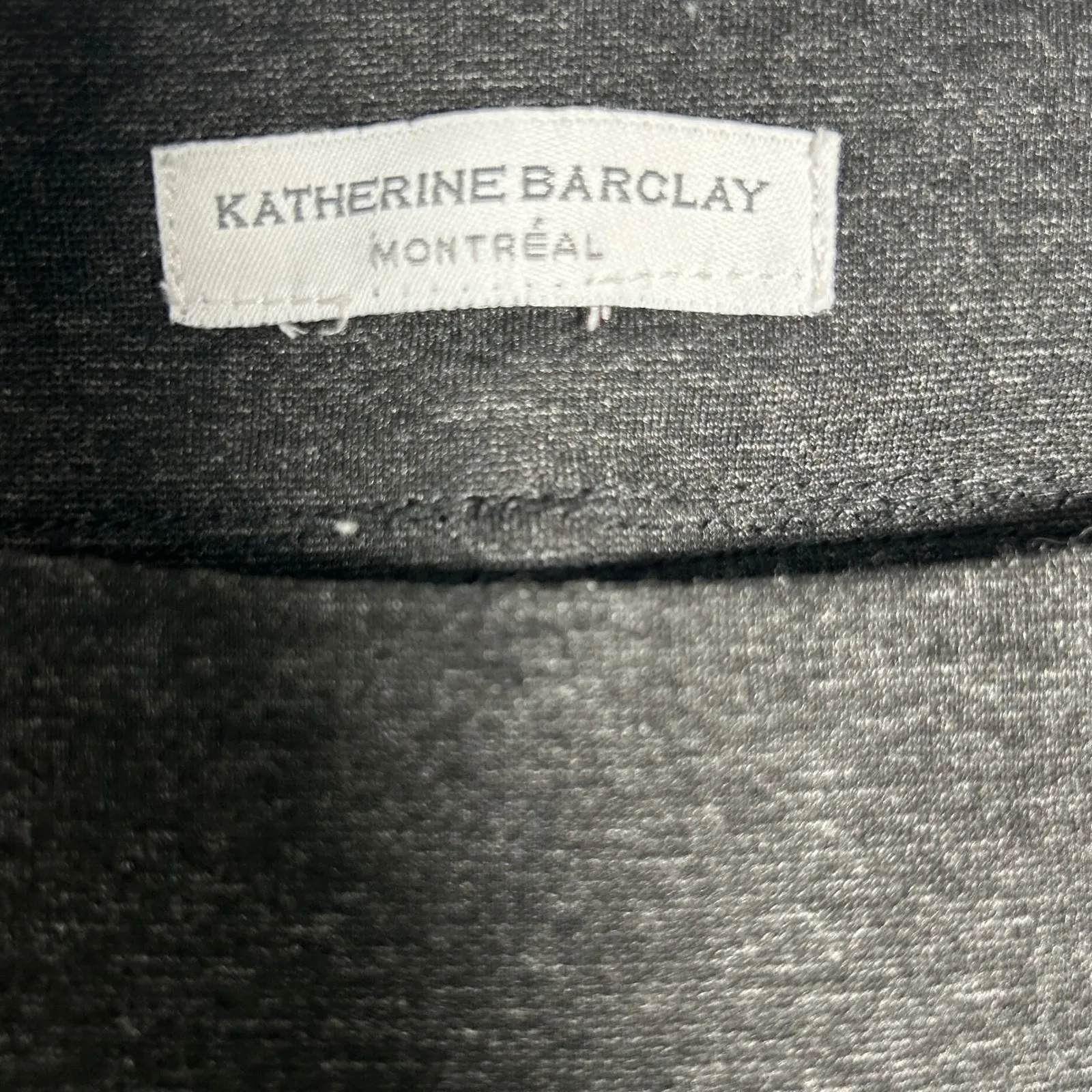 KATHERINE BARCLAY MONTREAL Women's Charcoal Gray Stretch Pants Size Small - Image 3