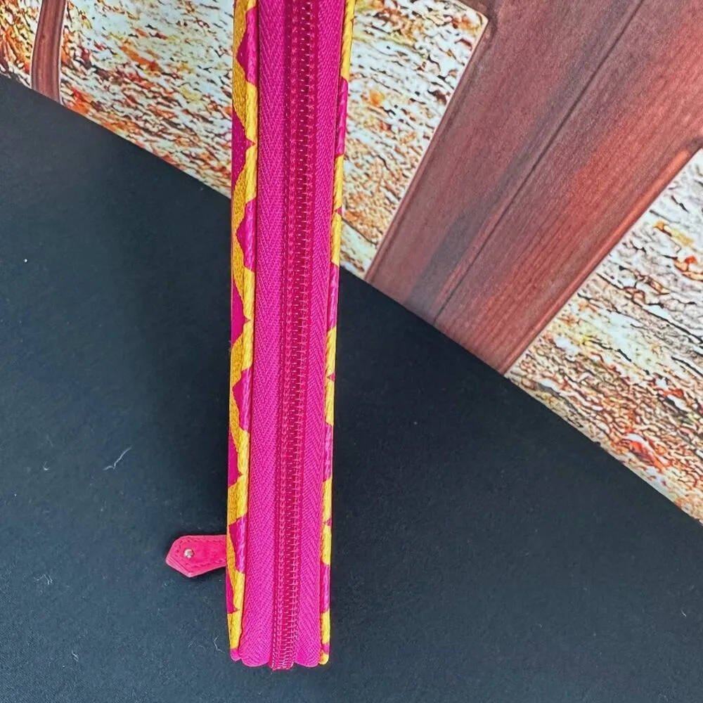 Vera Bradley Accordion Wallet Ziggy Zags - Pink and Orange - Image 9