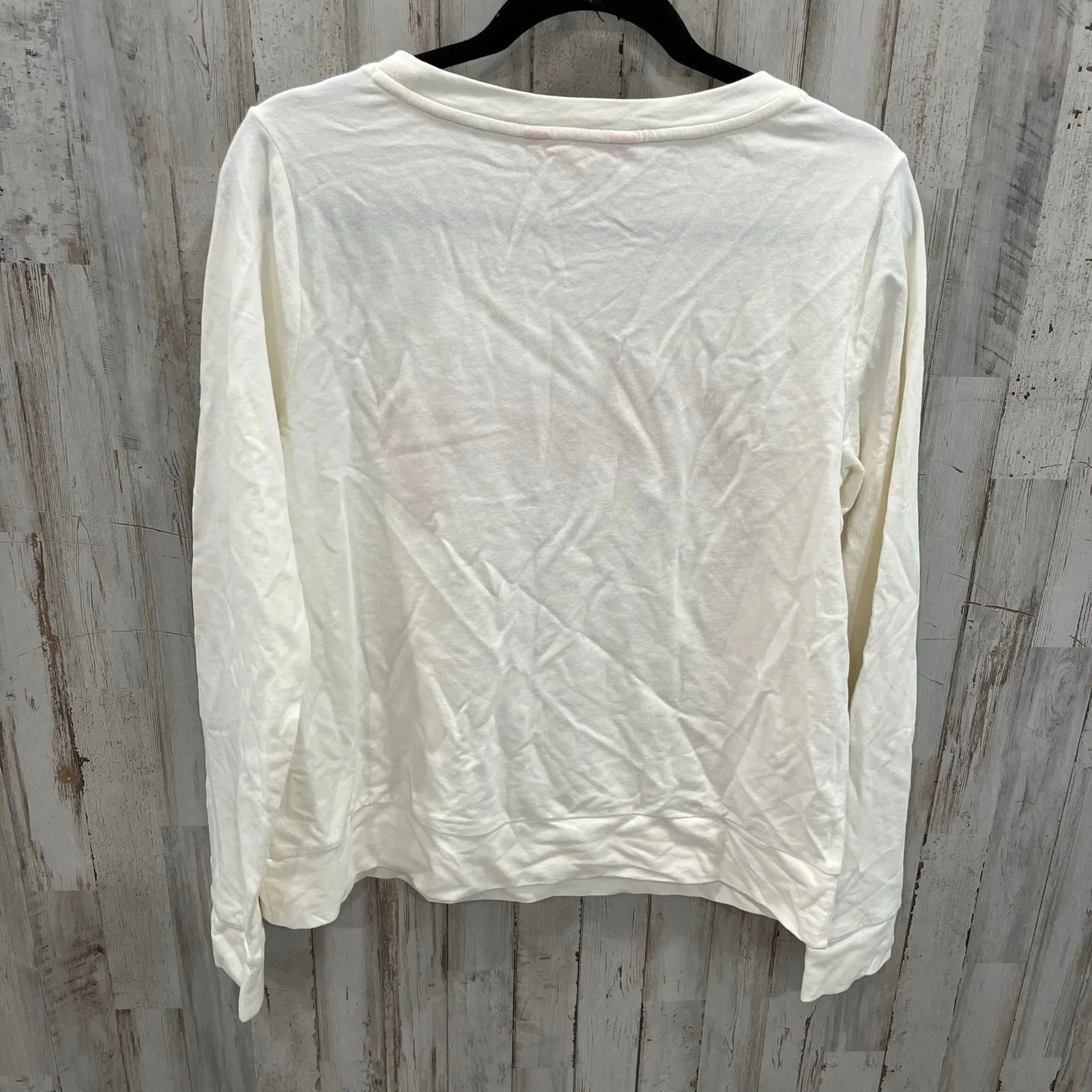 Lilly Pulitzer Long Sleeve Rami Sweater Cheery Ruby Red Graphic Womens Medium - Image 6