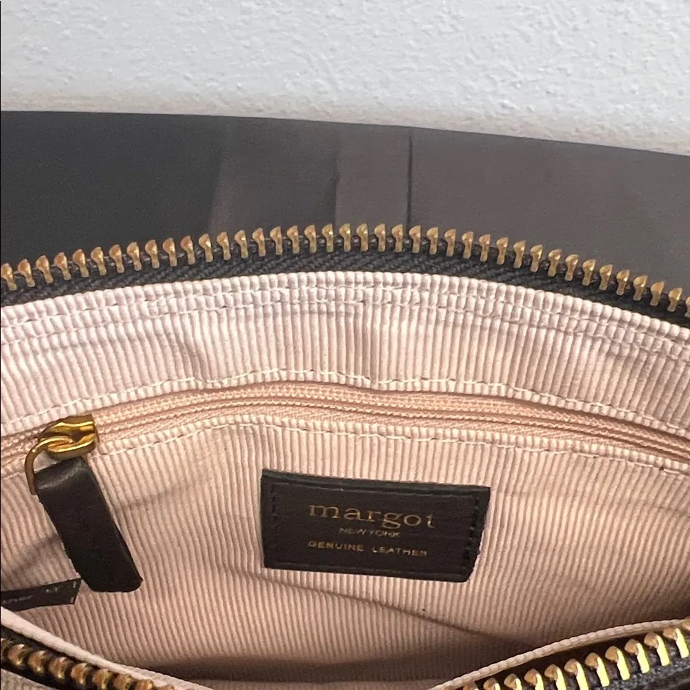 Margot New York | Classic Black Crossbody Bag w/ Matching Wallet - Image 9