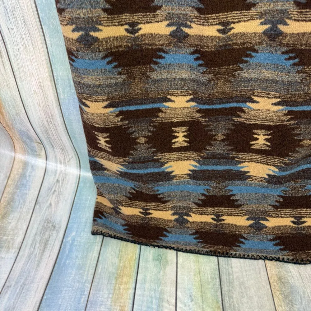 Bear Ridge Outfitters Vintage Duster Vest Jacket Medium USA Aztec Western 90s Brown - Image 3