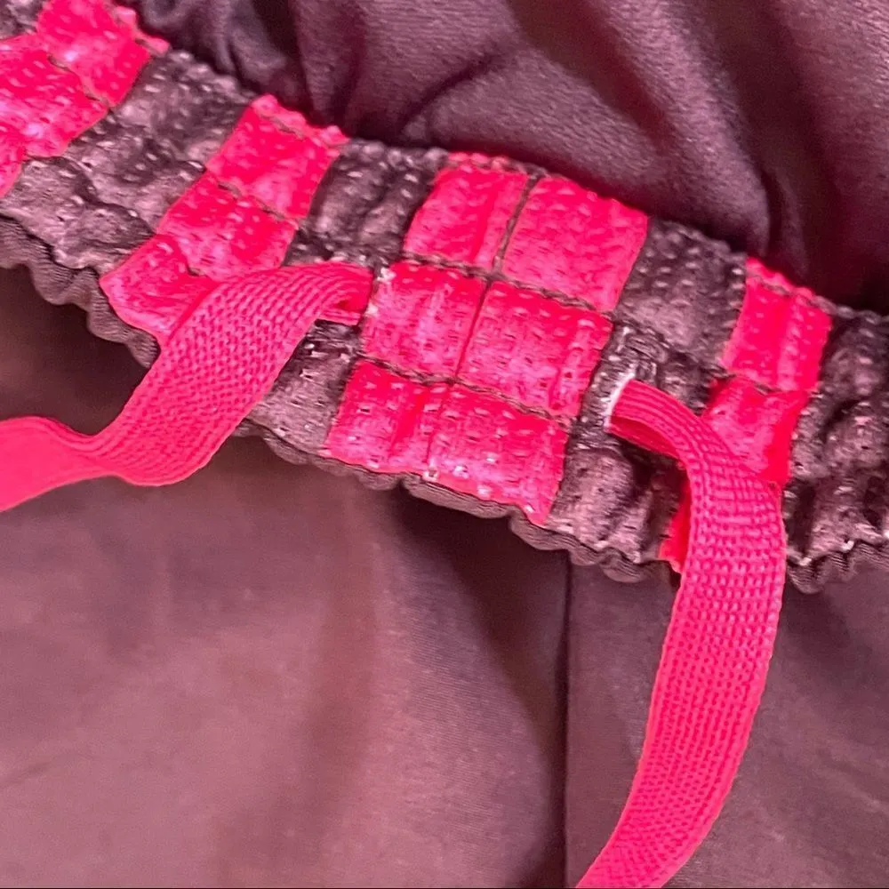 Nike pink brown stripe dri fit shorts - Image 6