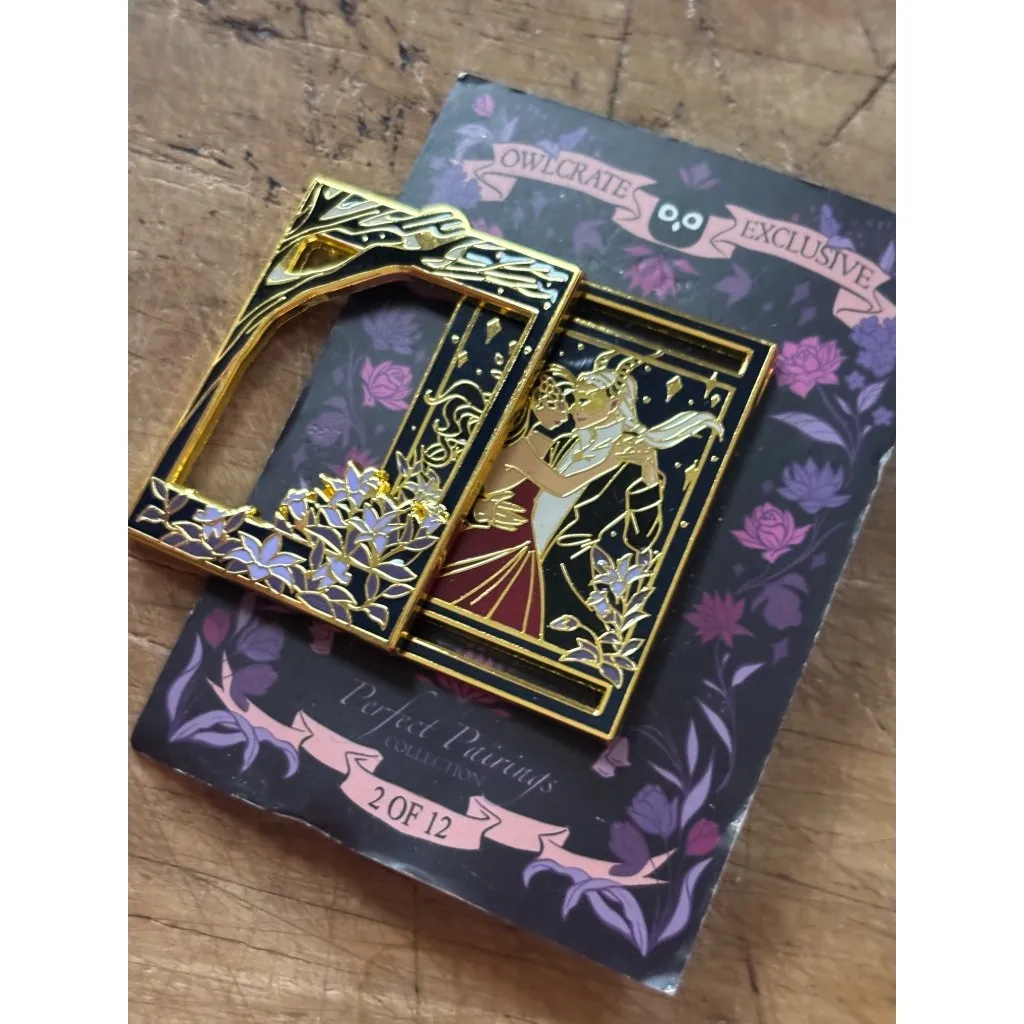 Owlcrate Exclusive Belladonna Enamel Pin 2 Of 12 Perfect Pairings Collection By Gold - Image 2