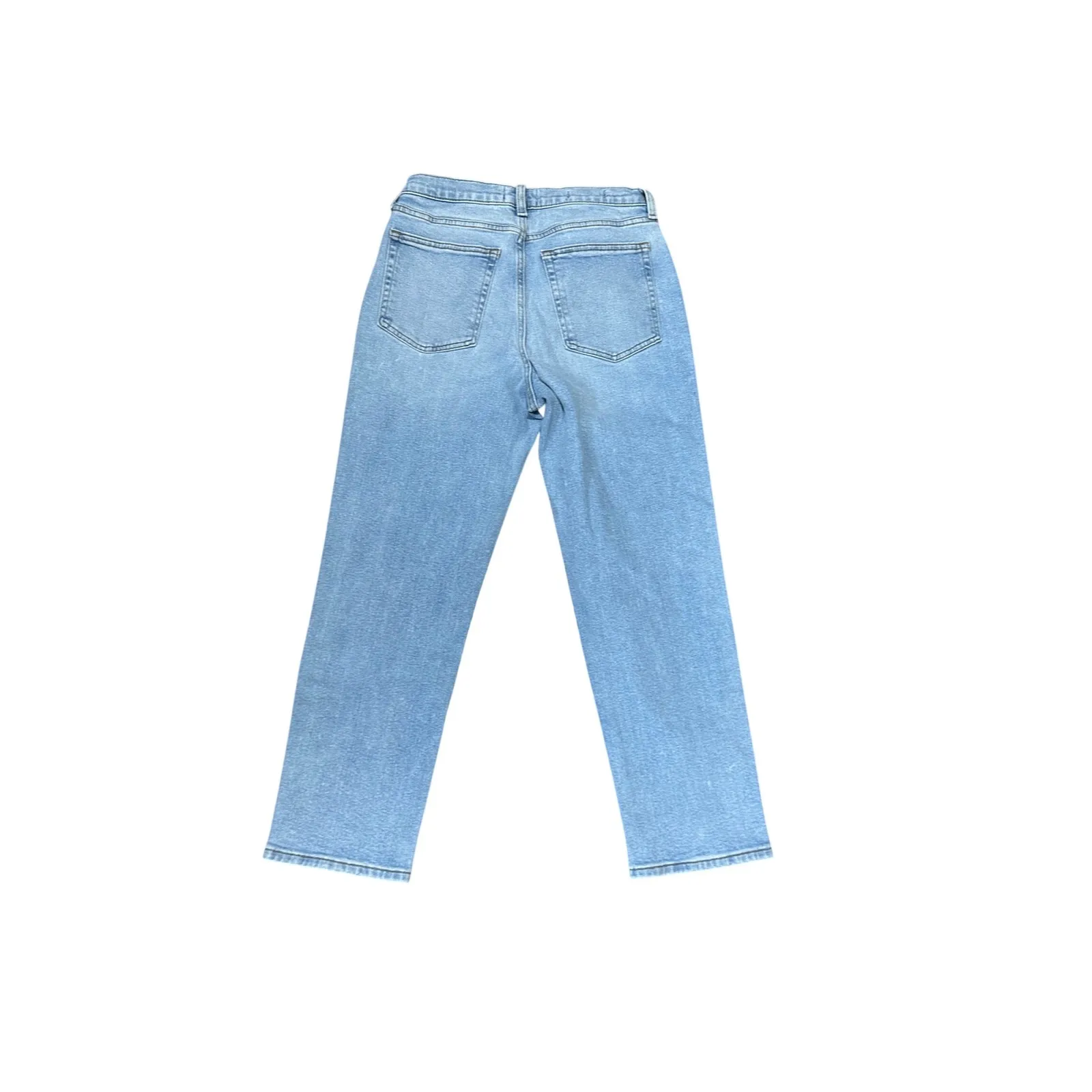 Universal Thread Mom Jeans Distressed Light Wash‎ Denim Casual Size 8 - Image 3