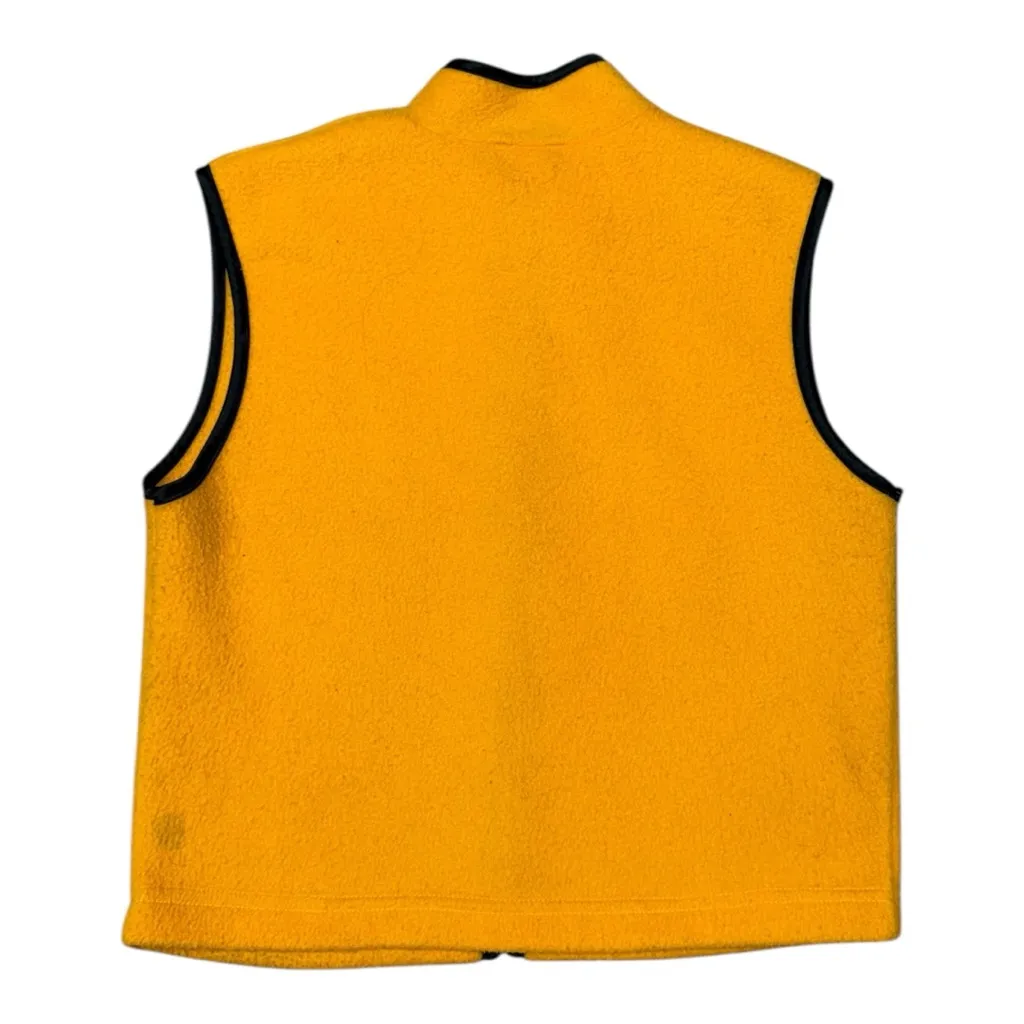 Vintage Yellow Dragon Fleece Vest Medium Martial Arts Bruce Lee Kill Bill Style - Image 9