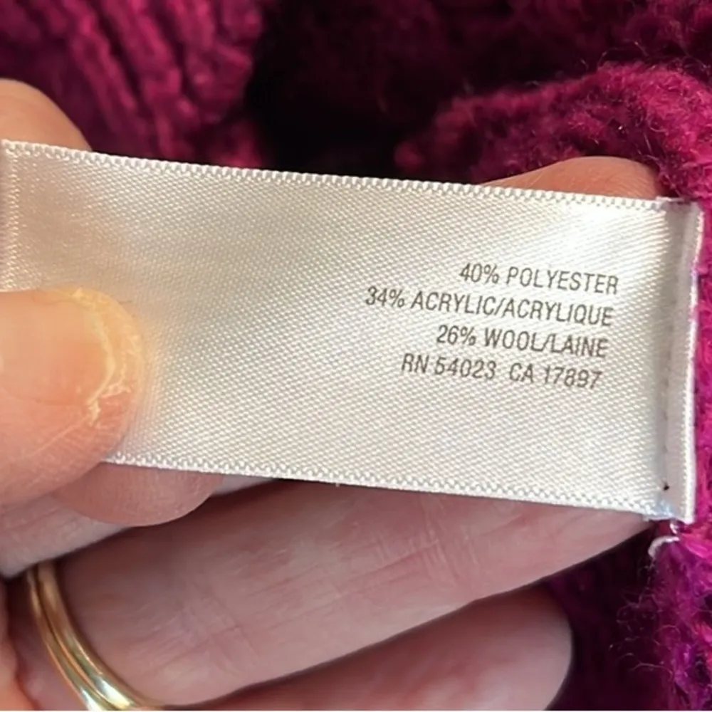 Sweater Dress Old Navy Fuchsia Womens S Cowl Neck Cozy Winter - Image 8