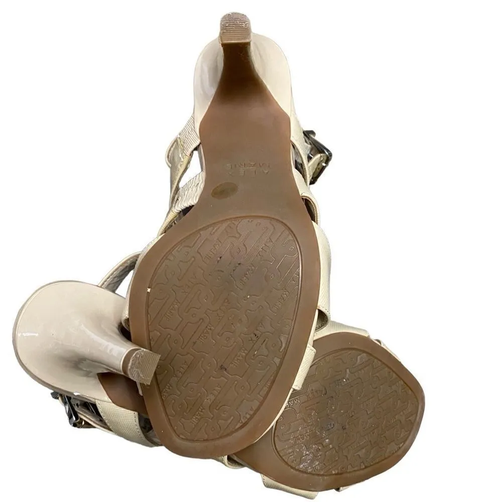 Alex Marie Beige Heeled Sandals Size 5.5 M - Image 5