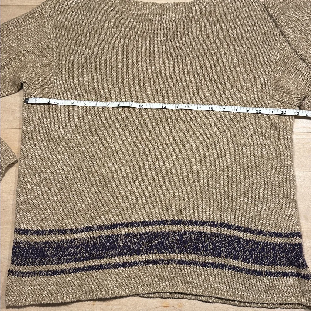 Vintage Ralph Lauren Polo Linen/Silk Blend Knit Sz M - Image 2