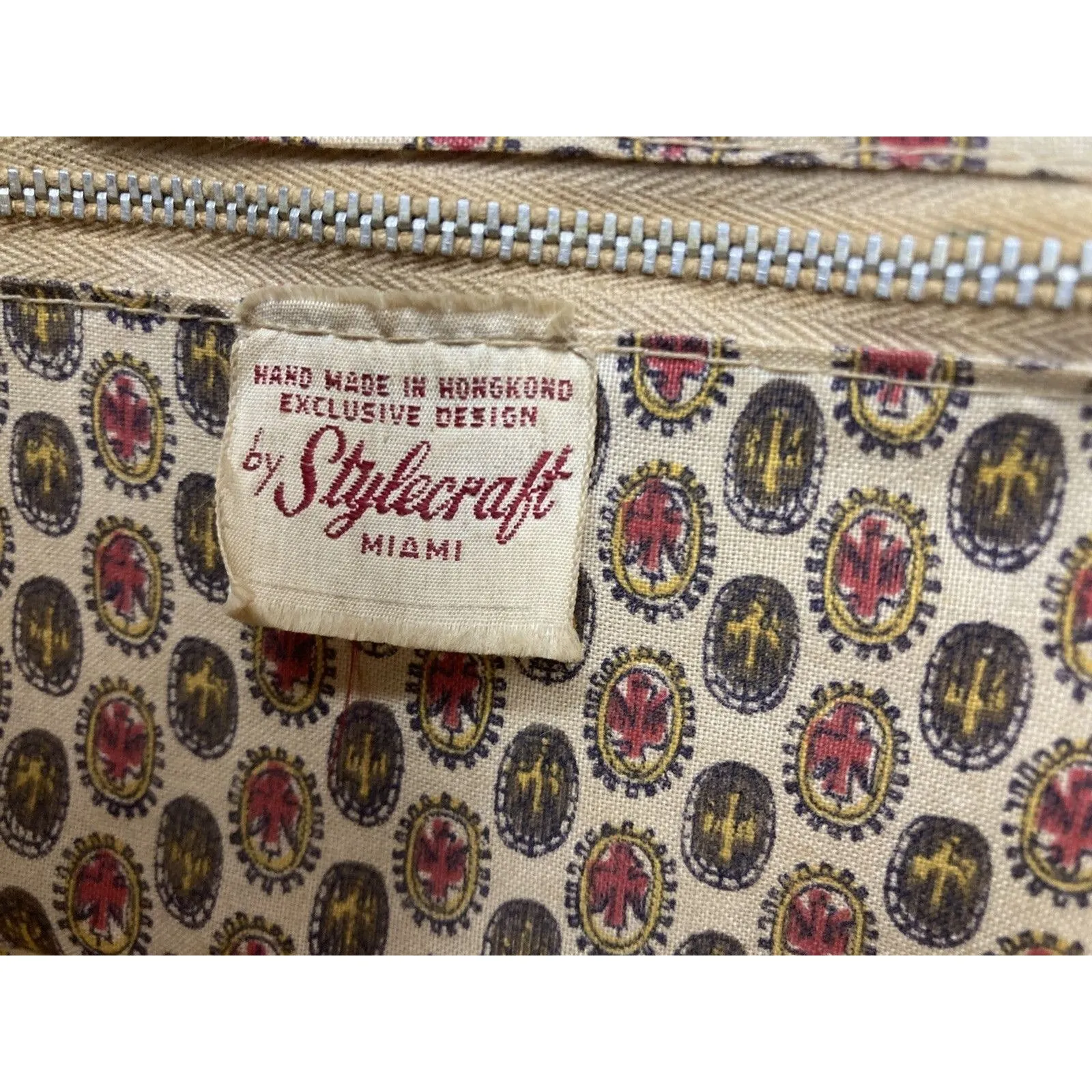 Vintage Wicker Woven Purse Handbag Lucite Bakelite Stylecraft 50’s 60’s Cottage Brown - Image 12