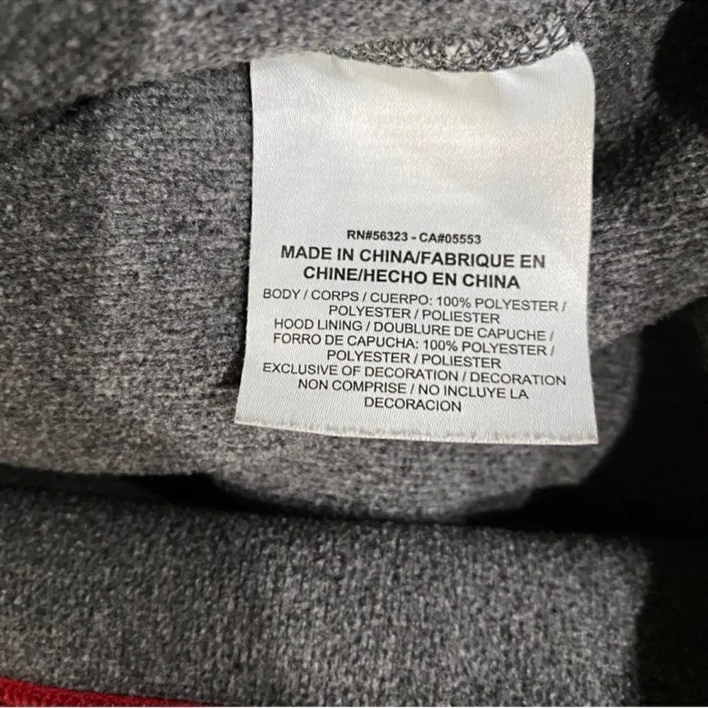 Nike Dri-Fit Swoosh Pullover Hoodie Sweatshirt Red & Pink Size Small - Image 10