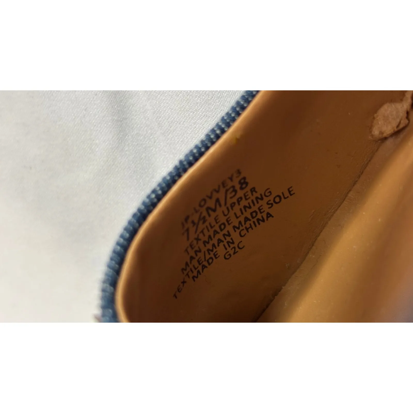 Jessica Simpson Denim DOrsay Pumps Stiletto Heels Dark Wash Size 7.5W - Image 5