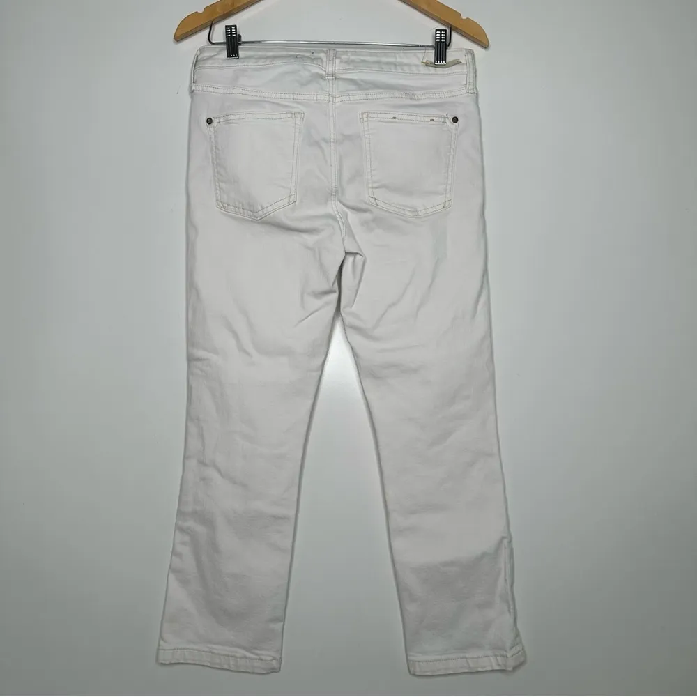 Pilcro and the Letterpress Anthropologie White Stet Cropped Jeans Size 29 - Image 6