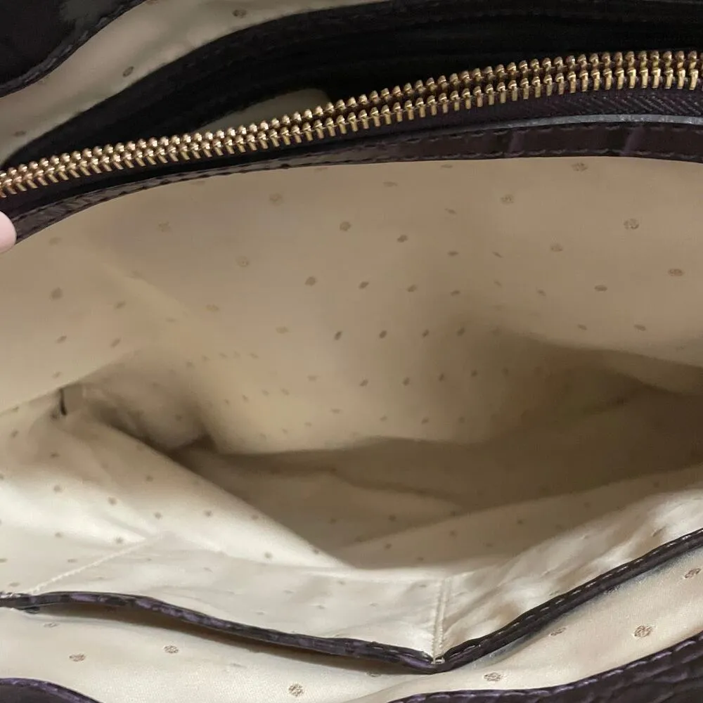 Kate Spade Knightsbridge Croc Embossed Leather Tote Bag - Image 10