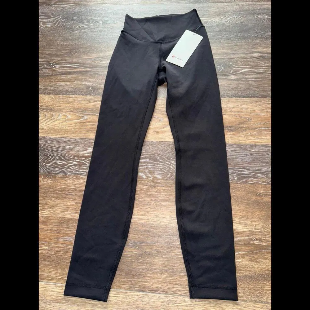 Lululemon Wunder Under SmoothCover High Rise 25” Black Size 2 NWT - Image 3