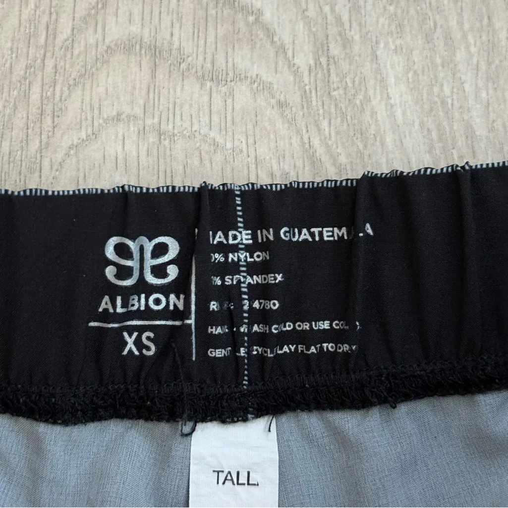 Albion Fit Jetsetter Windowpane Grid Plaid Joggers | Black/White | XS Tall Black - Image 9