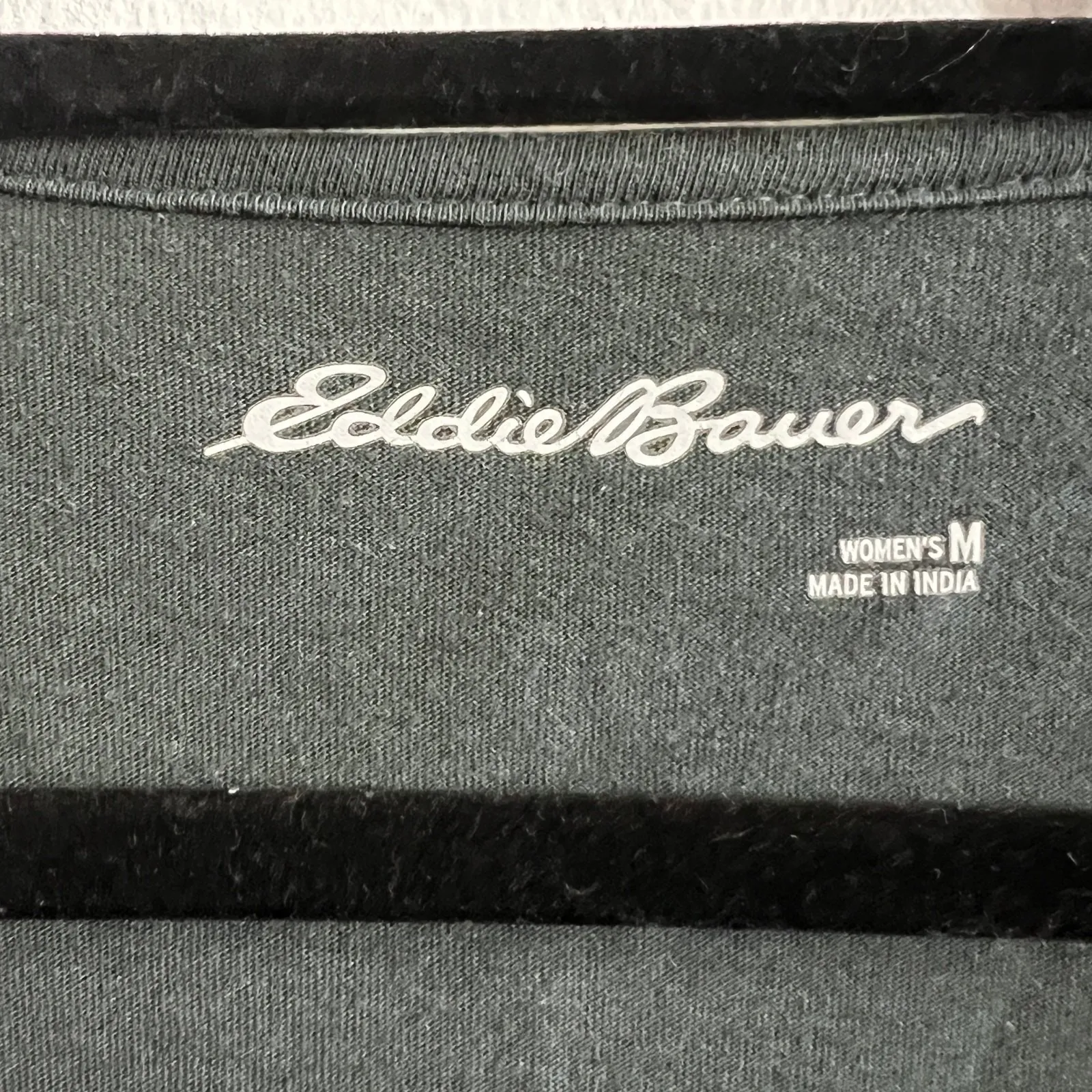 Eddie Bauer Embroidered Long Sleeve Top Women's Medium Vintage Outdoor Hiking - Image 3