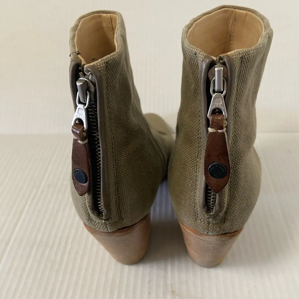 Rag and Bone New York Newbury classic neutral heel booties size 8 women’s - Image 3