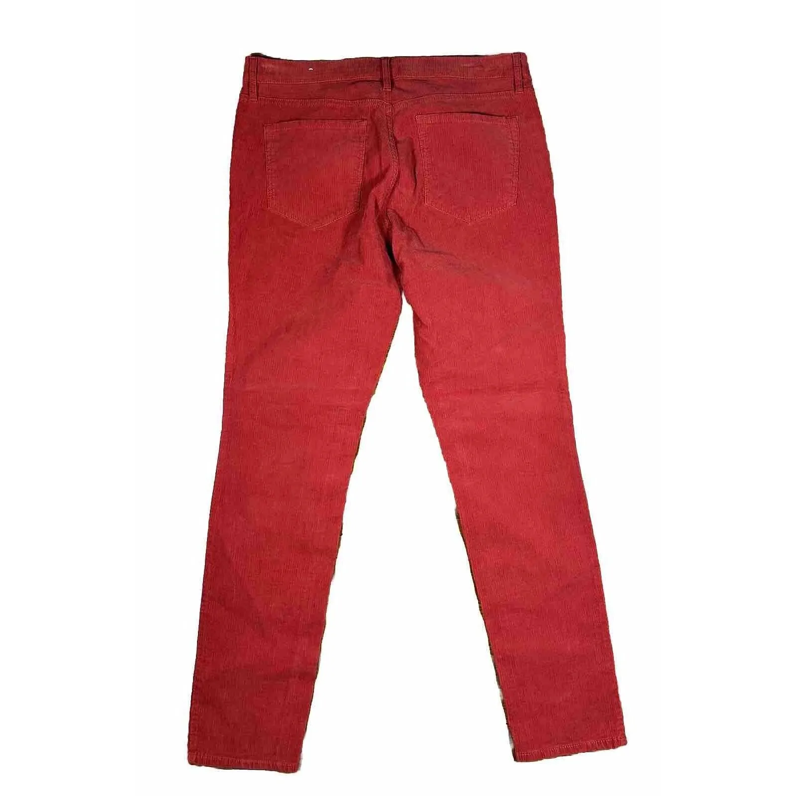 Ann Taylor Loft Women's Size 10 Brown Modern Skinny Corduroy‎ Pants Pockets - Image 9