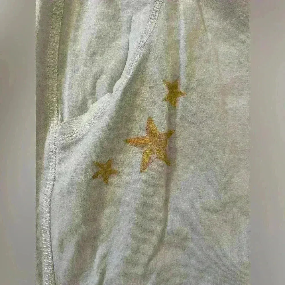 Harry Potter light gray women’s jogger style sweatpants with gold star detail: L Size L - Image 3