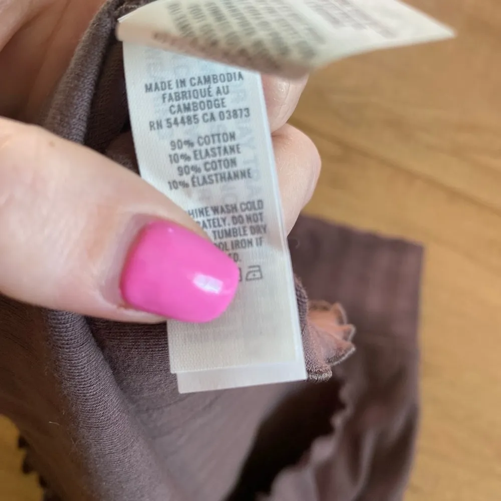 Aerie small brown OG groove ribbed mini bodycon skirt - Image 6