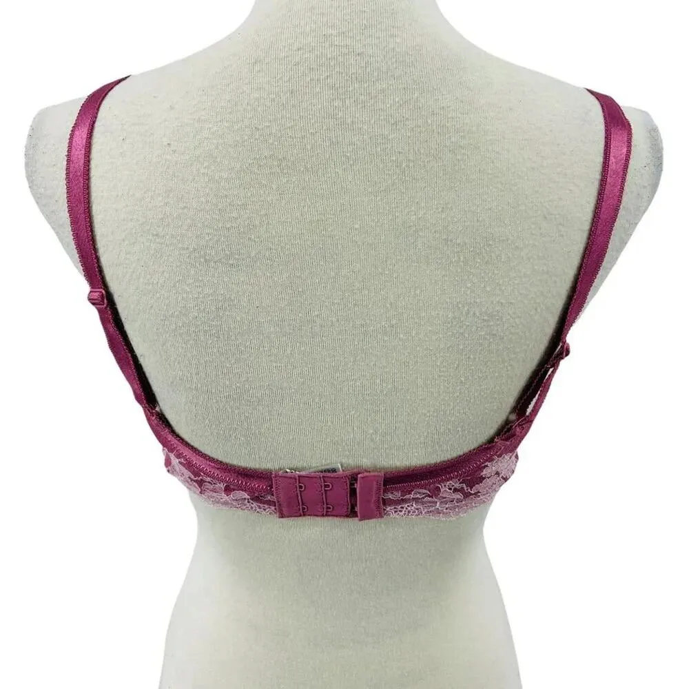 Wacoal Lace Affair Full Figure Underwire Bra 855256 Heather Rose 34DD Feminine - Image 5