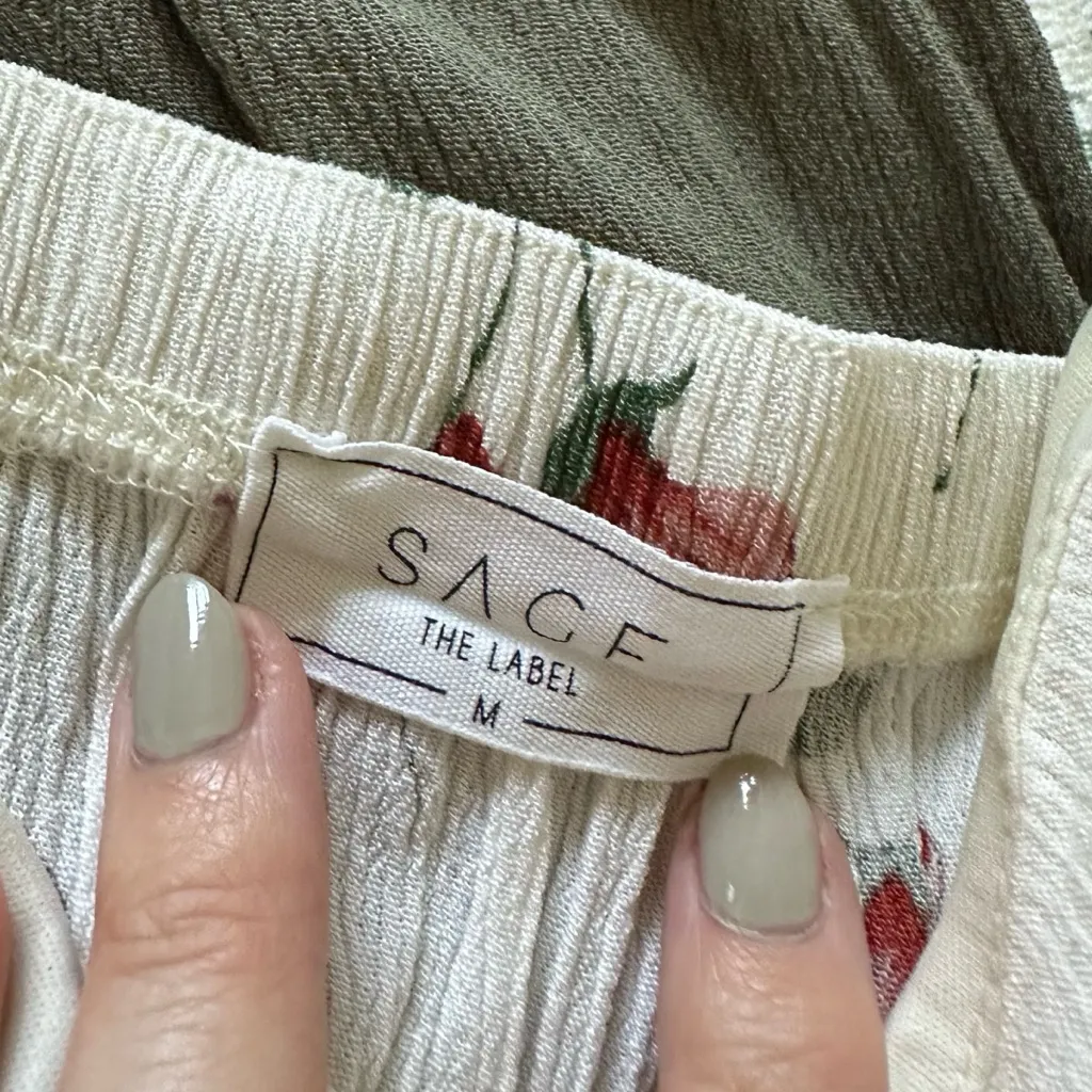 Sage the Label White Floral Maxi Dress - Image 5