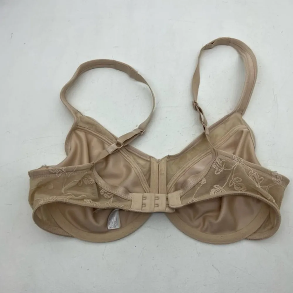 Wacoal nude beige tan underwire basic bra non molded cups size 34C - Image 3